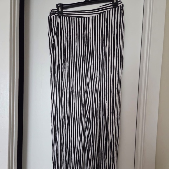 Zara Basic Outerwear Satin Pants - Picture 1 of 2